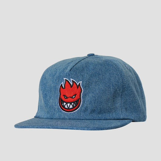 Spitfire Bighead Fill Cap Washed Denim / Red
