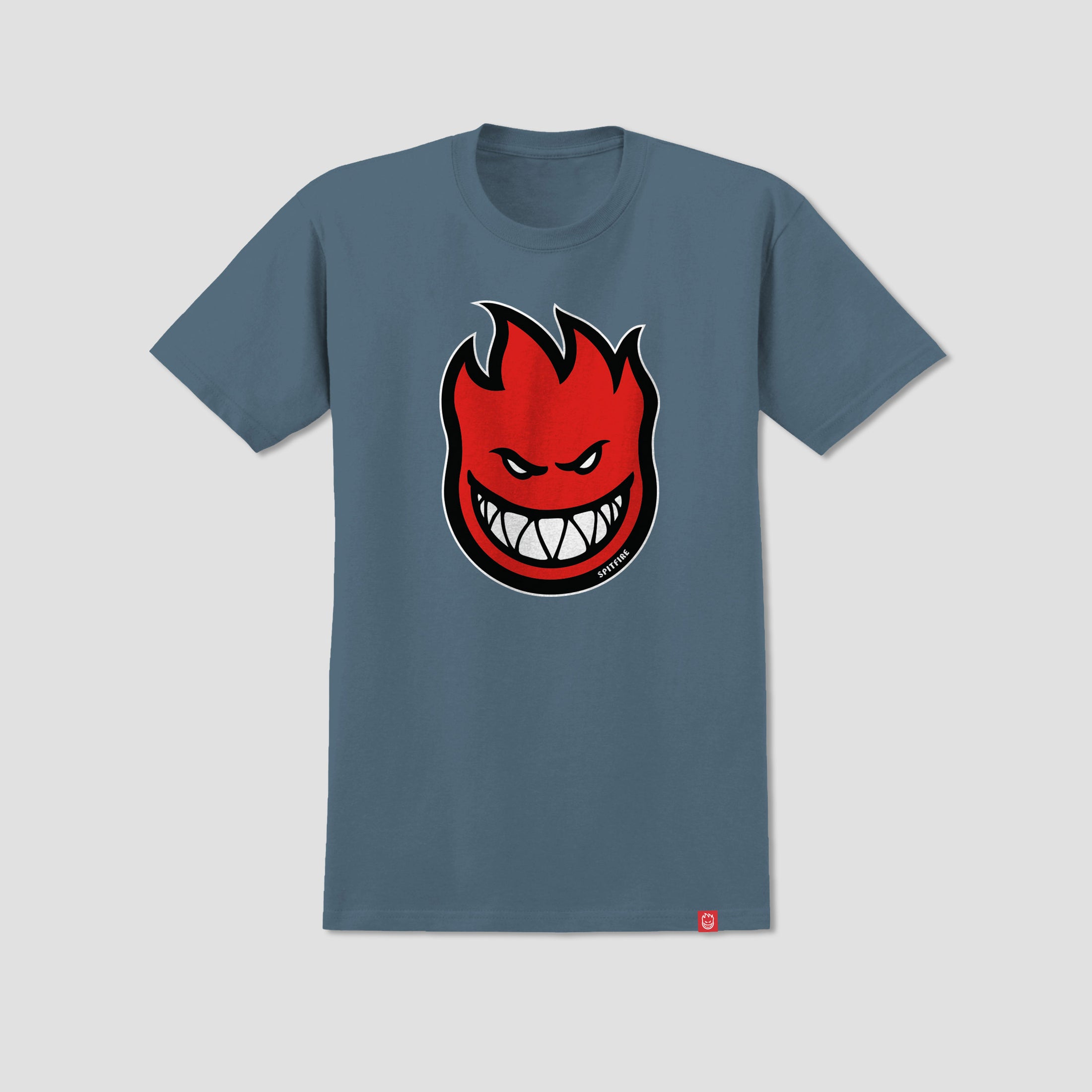 Spitfire Bighead Fill T-Shirt Indigo Blue