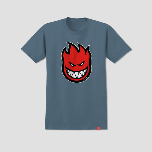 Spitfire Bighead Fill T-Shirt Indigo Blue