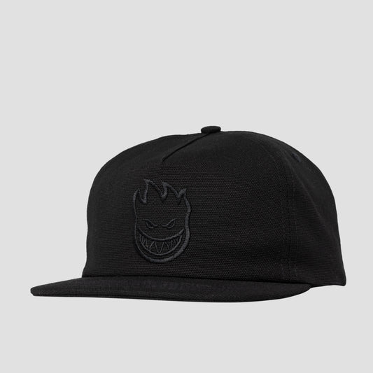 Spitfire Bighead Snapback Cap Black Charcoal