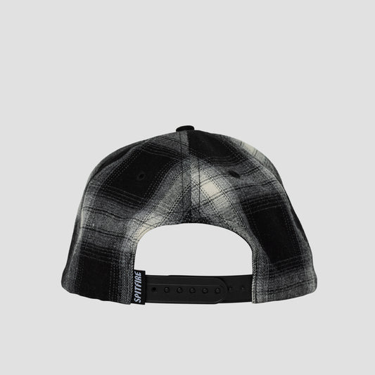Spitfire Classic '87 Swirl Patch Snapback Cap Black White