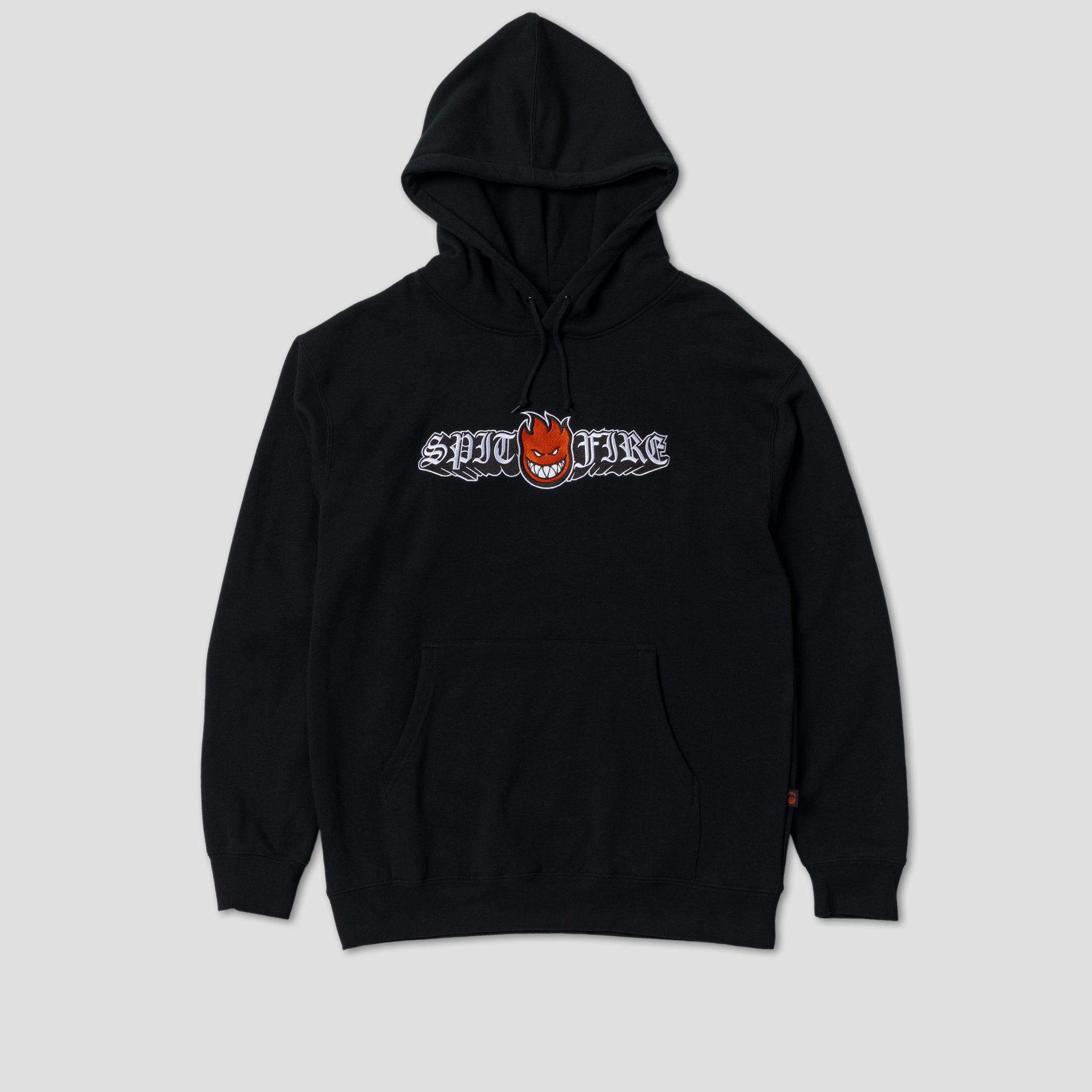 Spitfire Old E Drop Bighead Emb Hood Black
