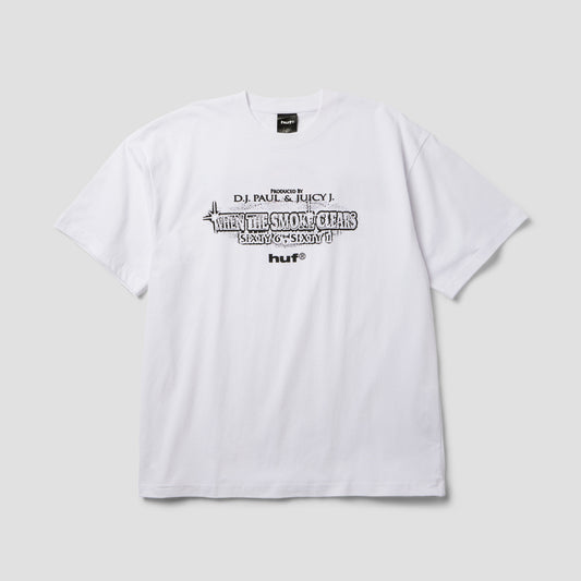 HUF Three 6 Mafia Smoke Clears SS T-Shirt White