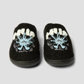 Load image into Gallery viewer, HUF Snow Angel Fuzzy Slipper Black

