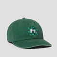 Load image into Gallery viewer, HUF Sol Denim 6 Panel CV Washed Hat Forest Green
