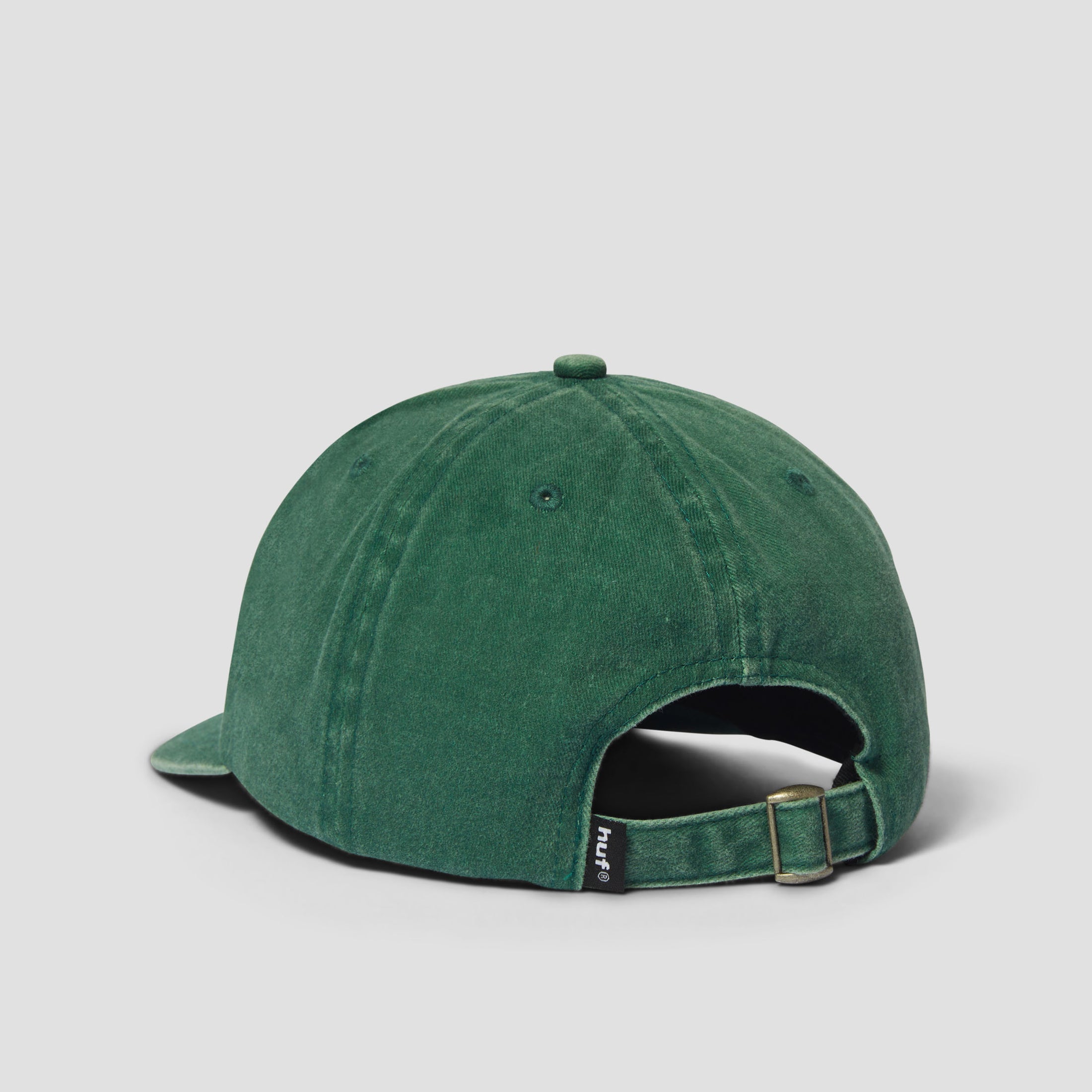 HUF Sol Denim 6 Panel CV Washed Hat Forest Green