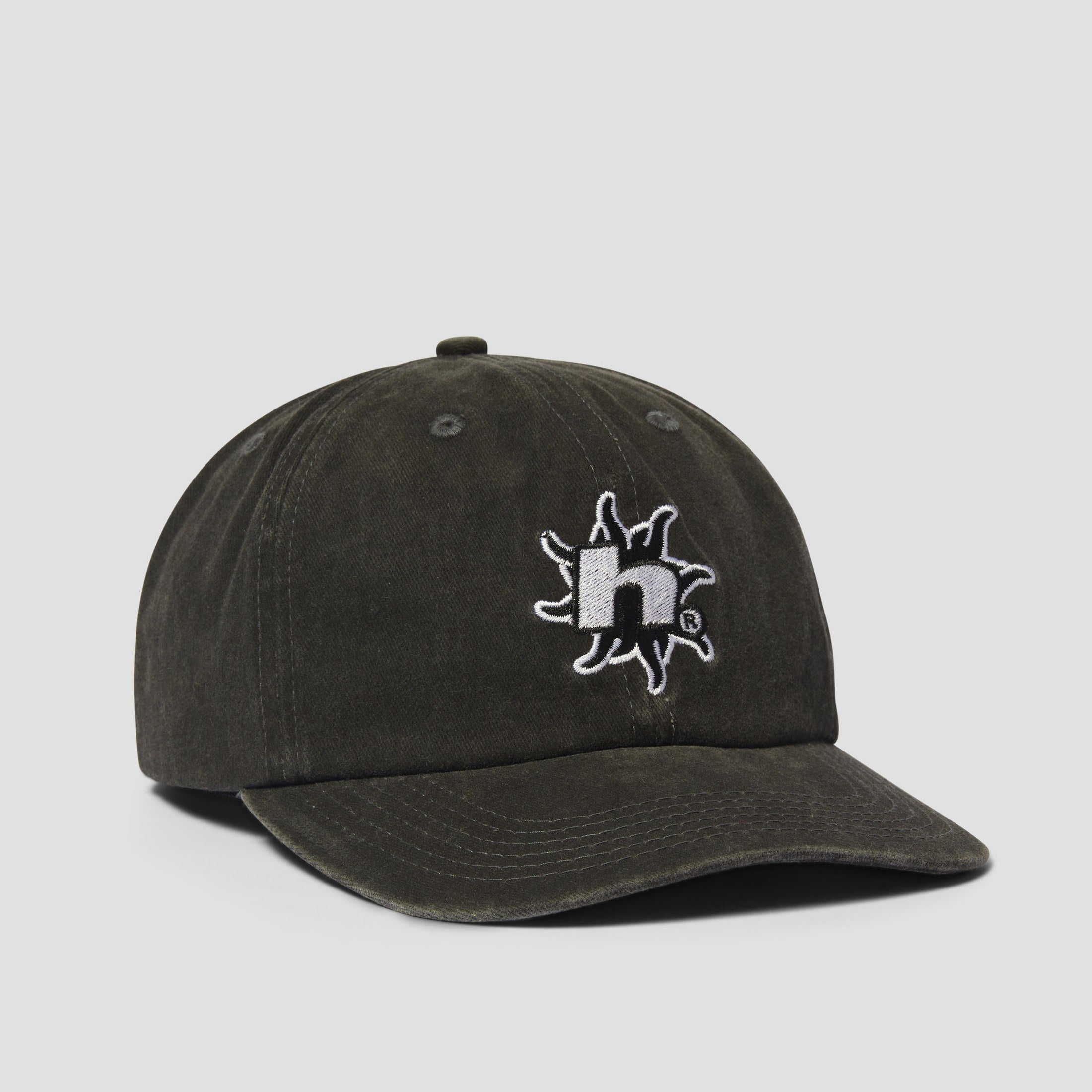 HUF Sol Denim 6 Panel CV Washed Hat Washed Black