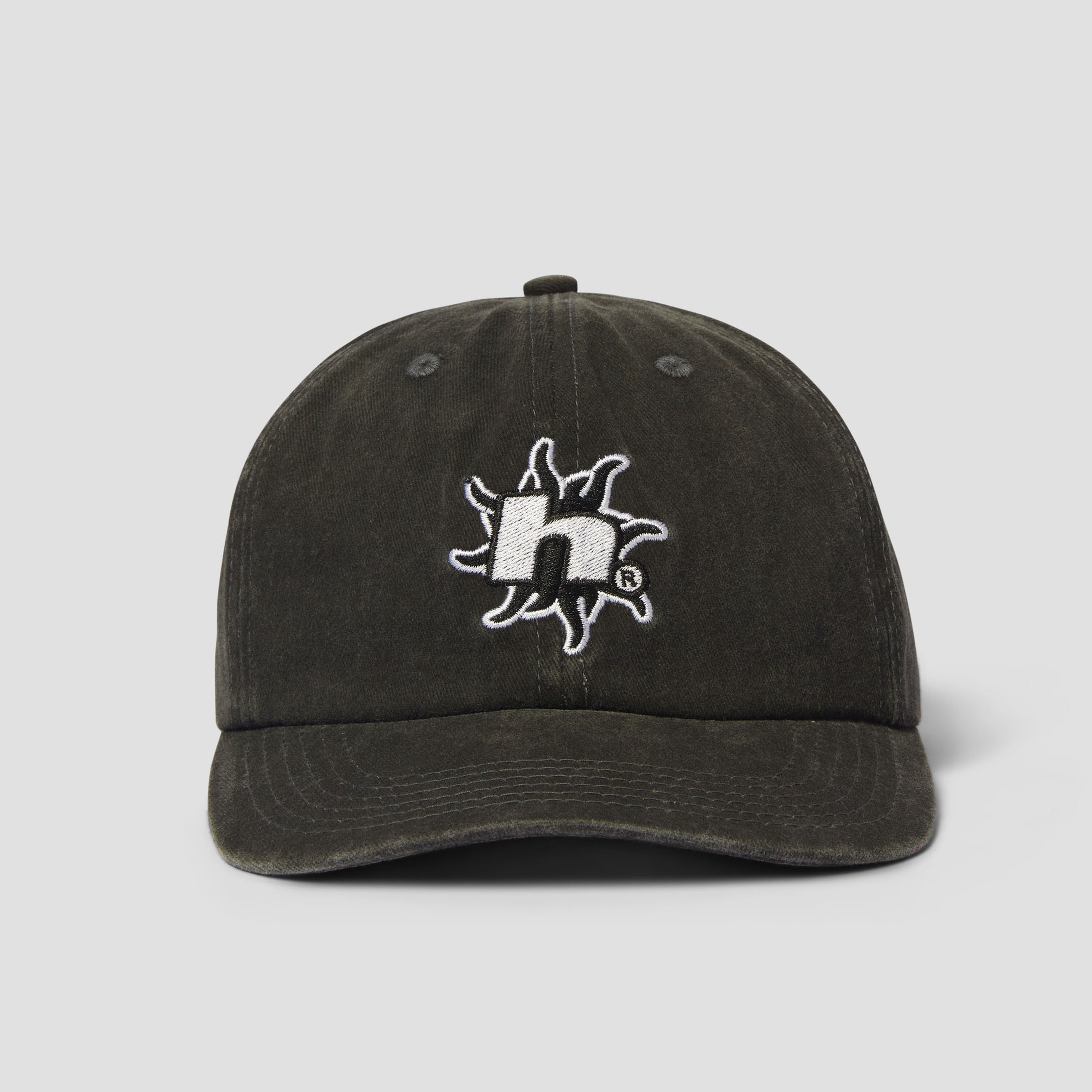 HUF Sol Denim 6 Panel CV Washed Hat Washed Black
