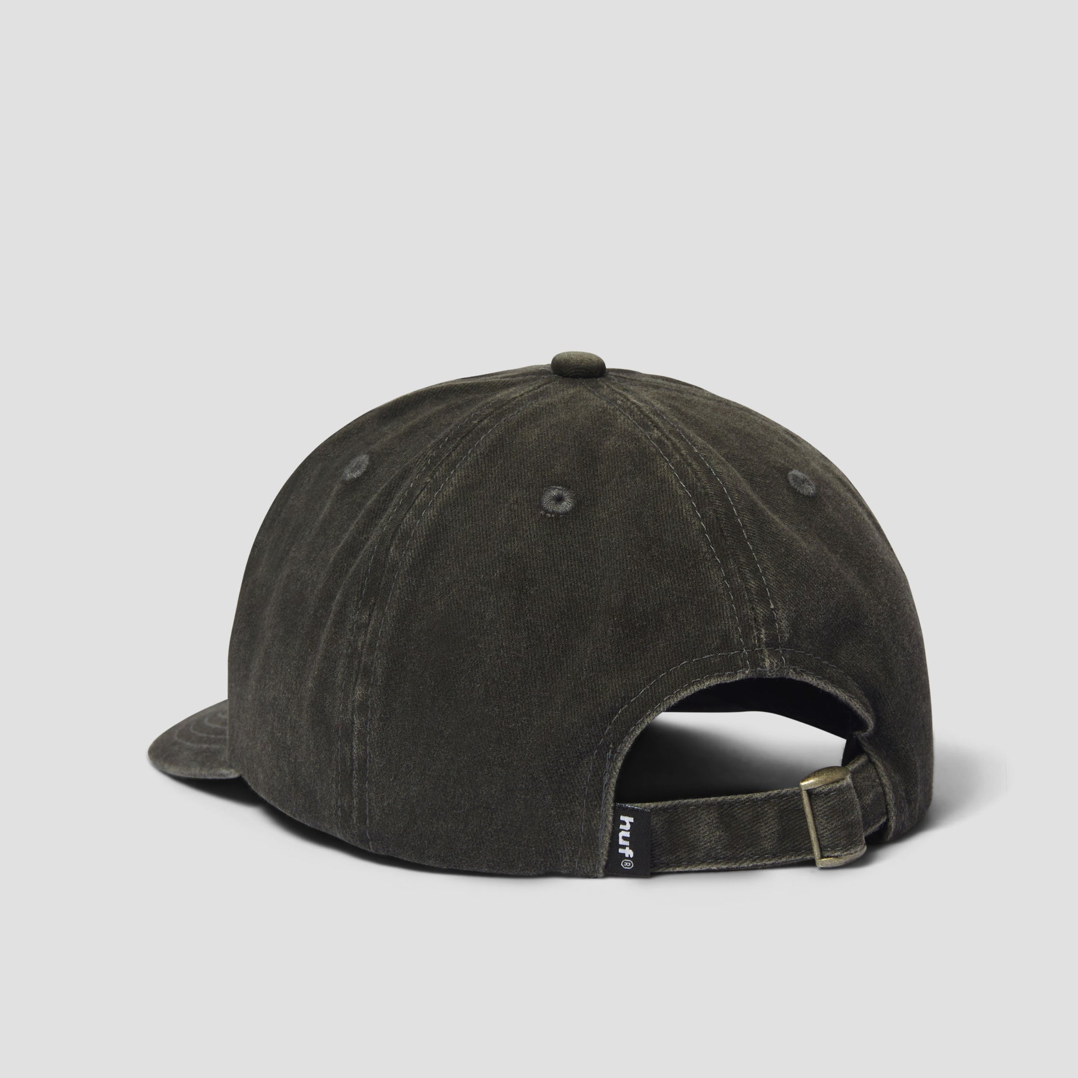 HUF Sol Denim 6 Panel CV Washed Hat Washed Black