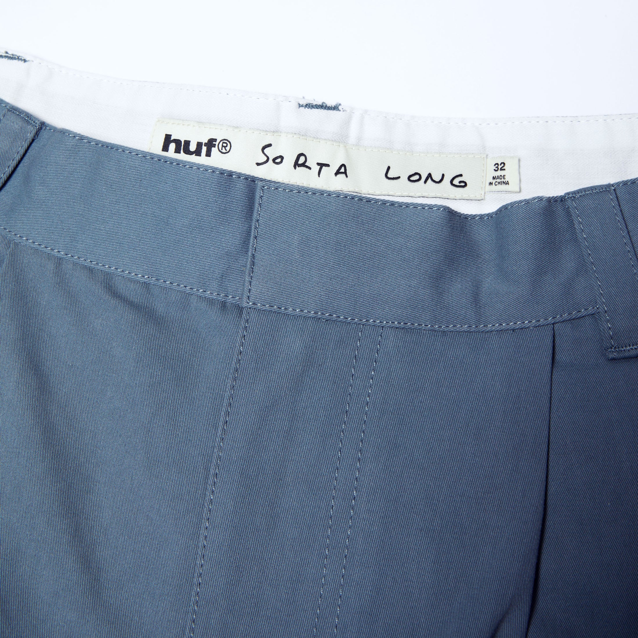 HUF Sorta Long Chino Short Oil Blue