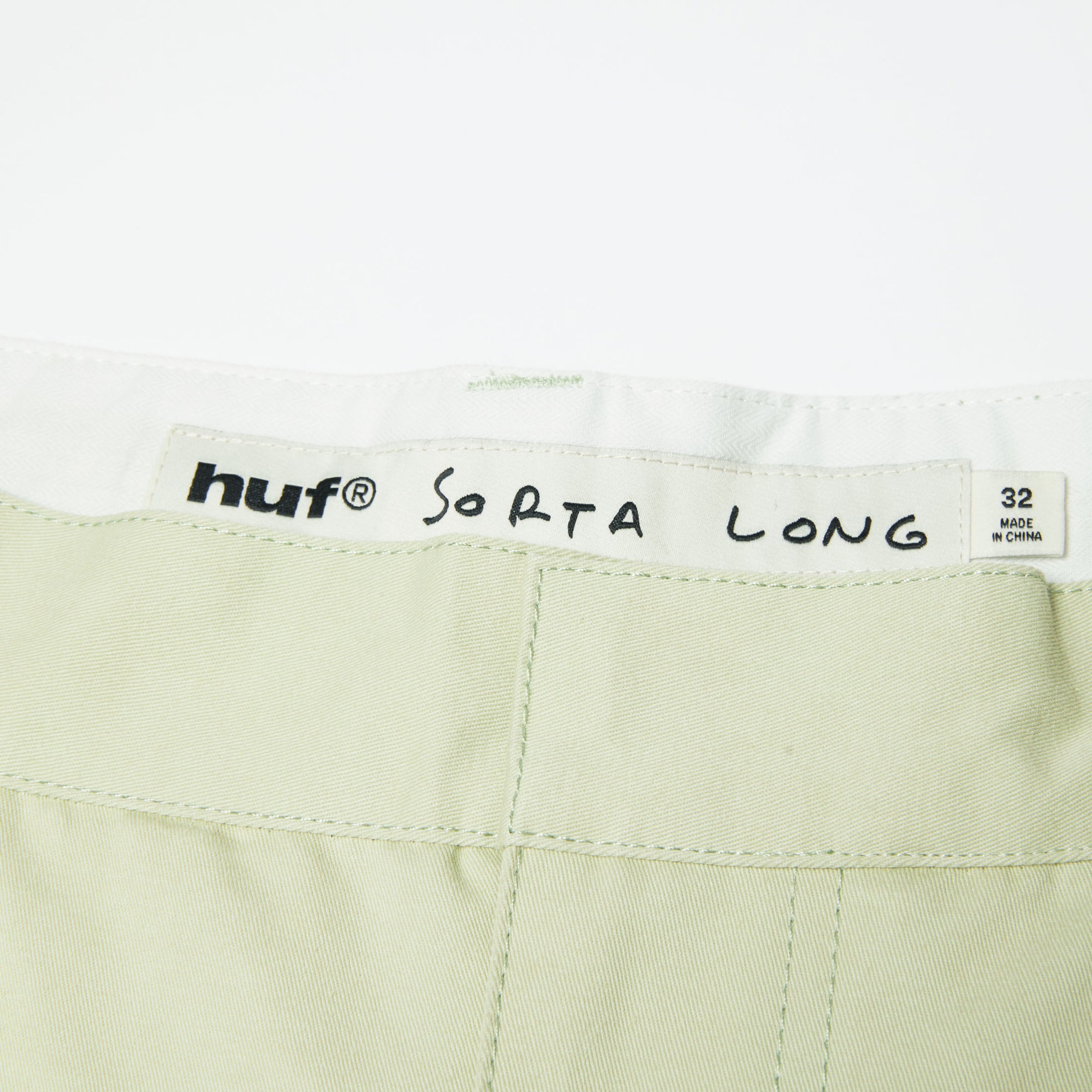 HUF Sorta Long Chino Short Seafoam