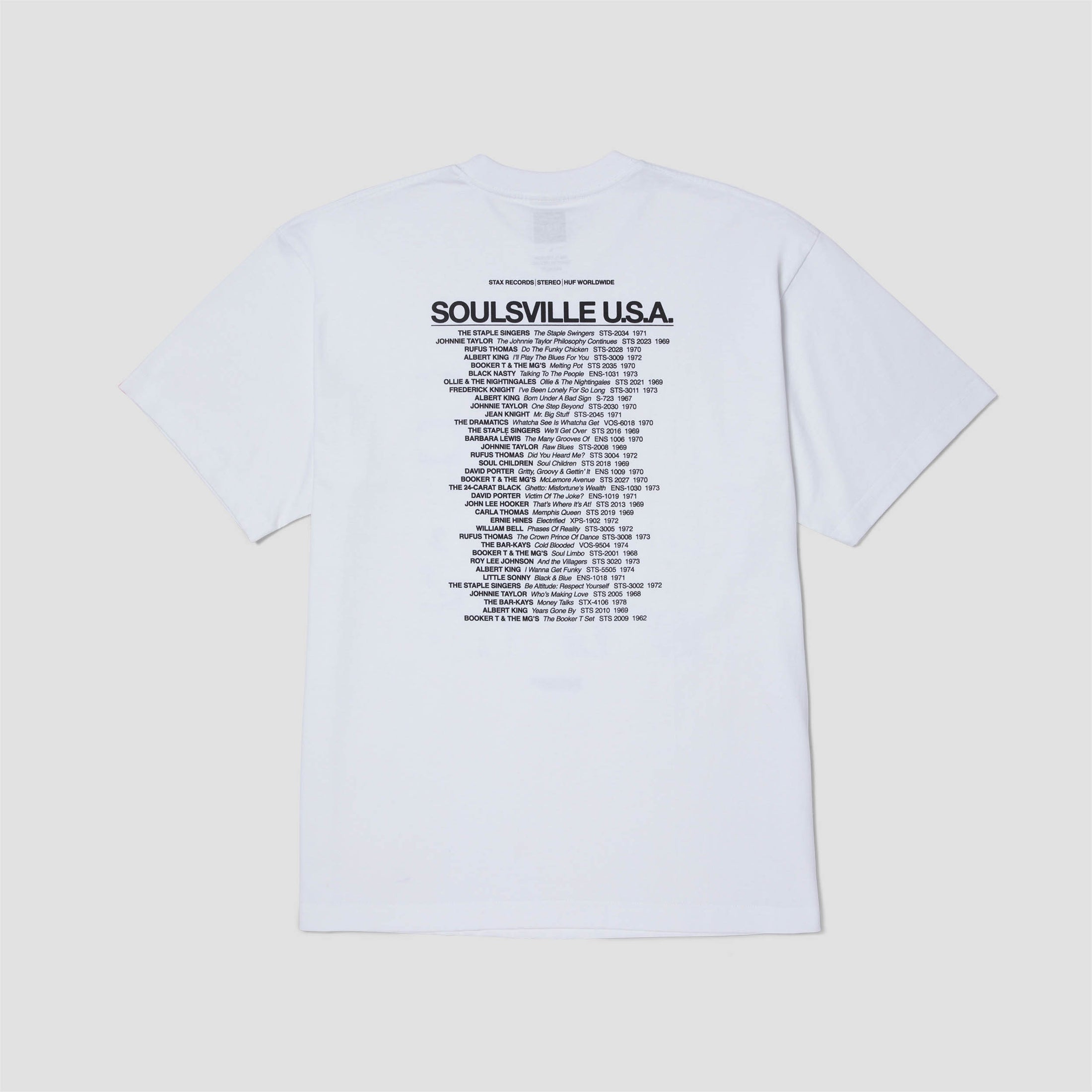 HUF Soulsville Usa Shortsleeve T-Shirt White