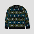 Load image into Gallery viewer, HUF Space Age Crew Sweater Pine
