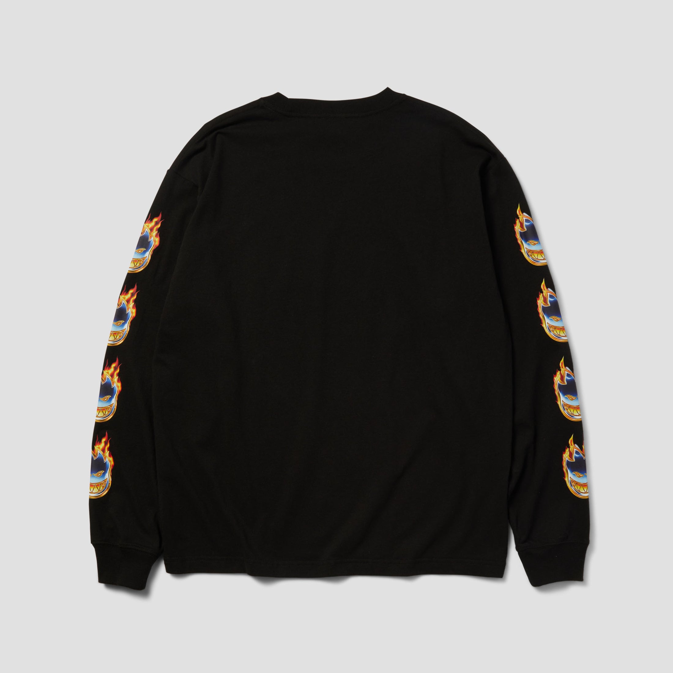 HUF x Spitfire Chrome Head Longsleeve T-Shirt Black