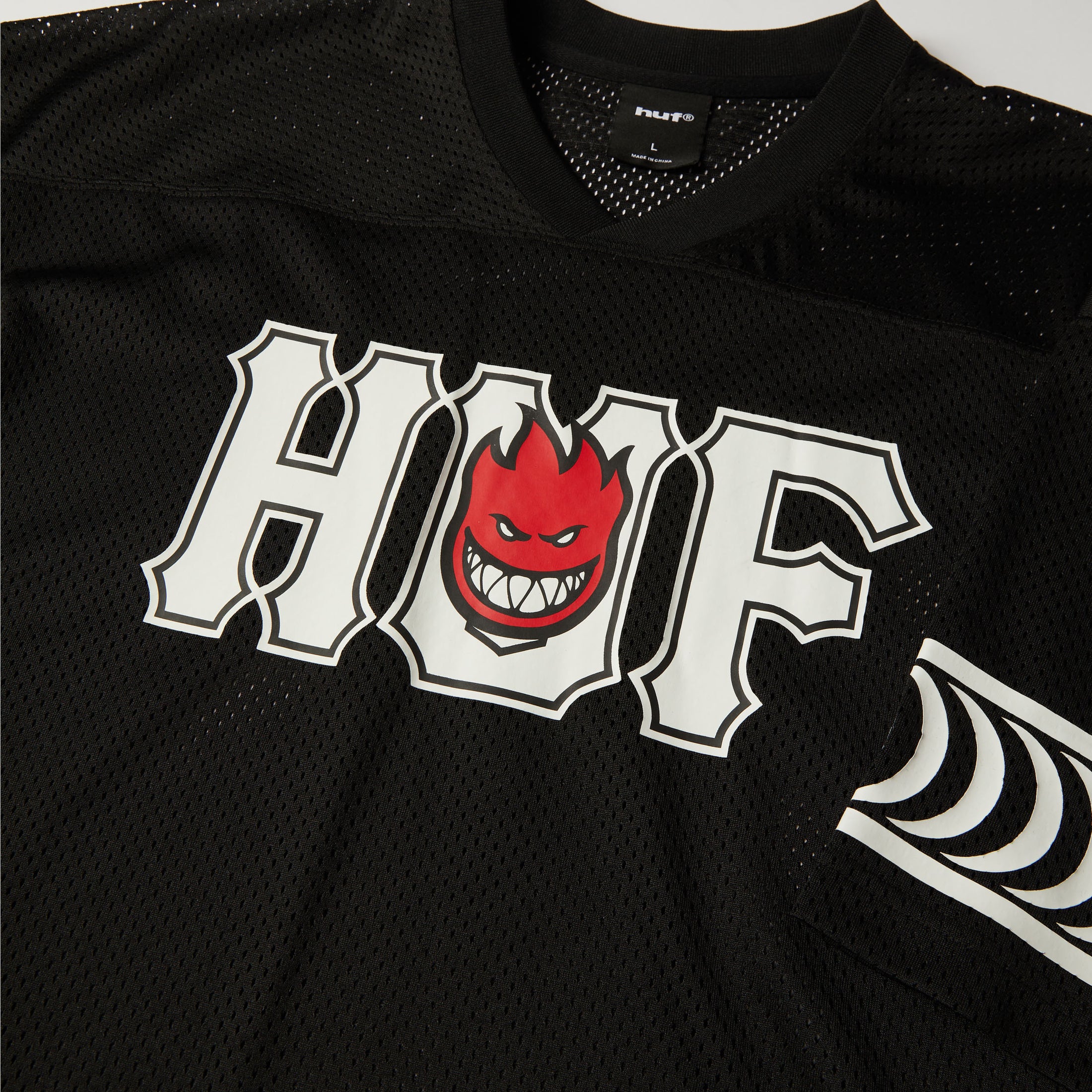 HUF x Spitfire End Zone Jersey Black