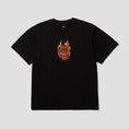 Load image into Gallery viewer, HUF x Spitfire Flame Galaxies T-Shirt Black
