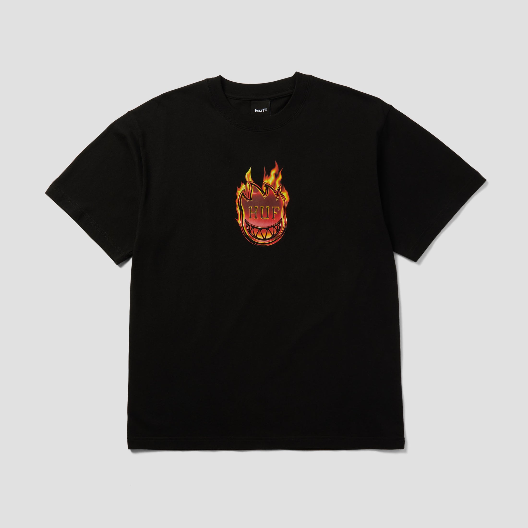 HUF x Spitfire Flame Galaxies T-Shirt Black