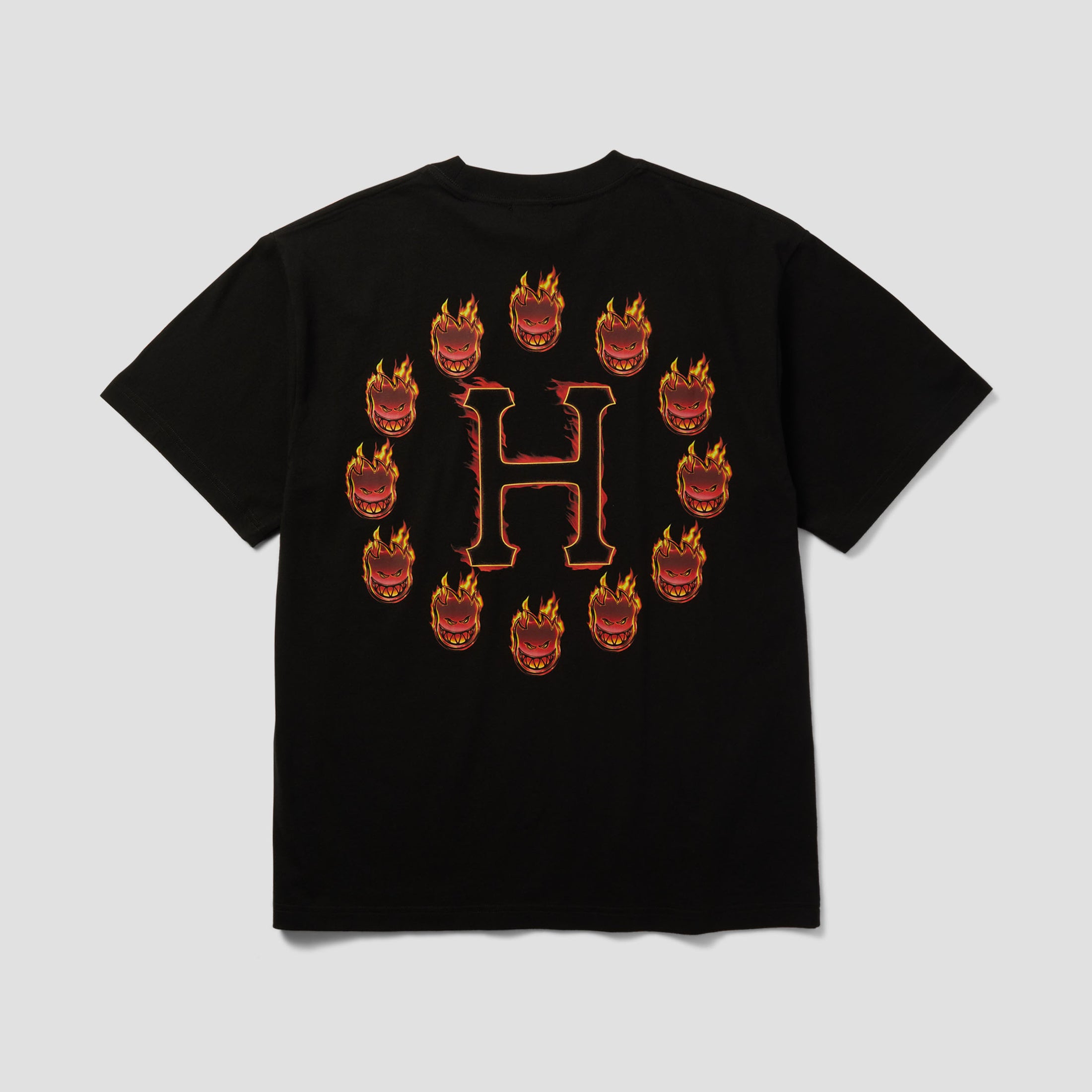 HUF x Spitfire Flame Galaxies T-Shirt Black