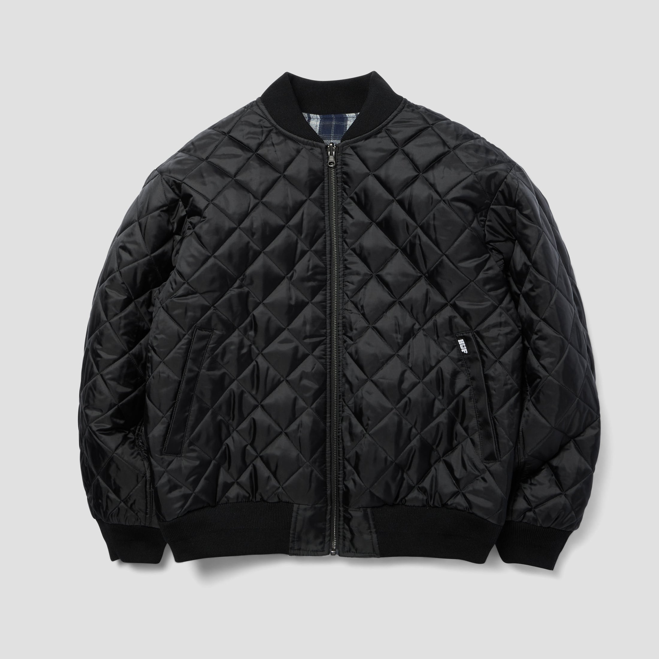 HUF x Spitfire Reversible Plaid Jacket Navy / Black