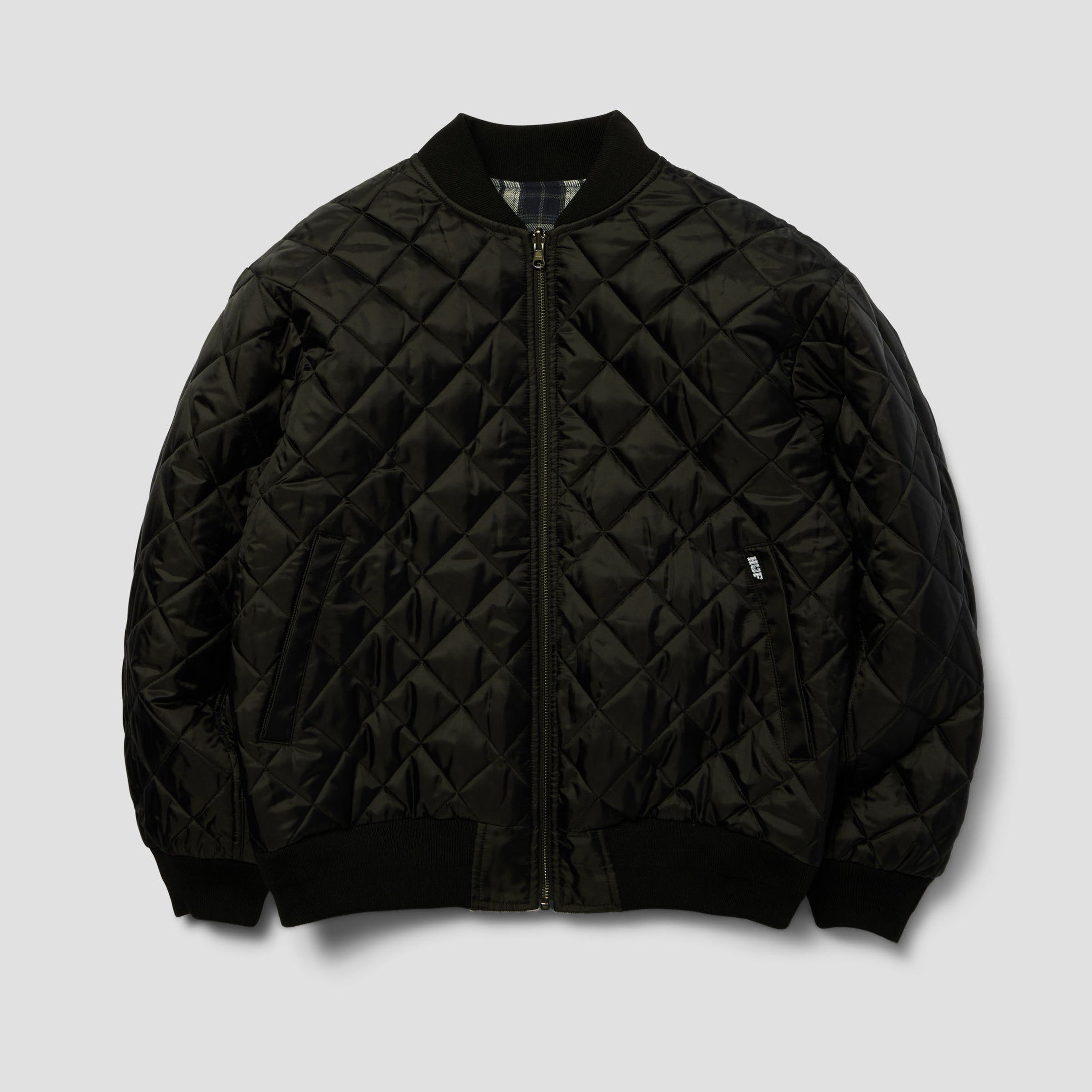 HUF x Spitfire Reversible Plaid Jacket Navy / Black