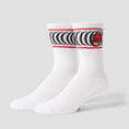 Load image into Gallery viewer, HUF x Spitfire Spiral Sock White
