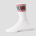 Load image into Gallery viewer, HUF x Spitfire Spiral Sock White
