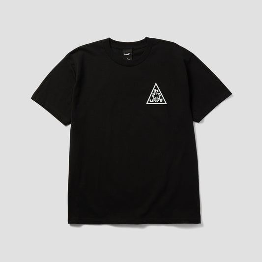 HUF x Spitfire Sticker TT T-Shirt Black
