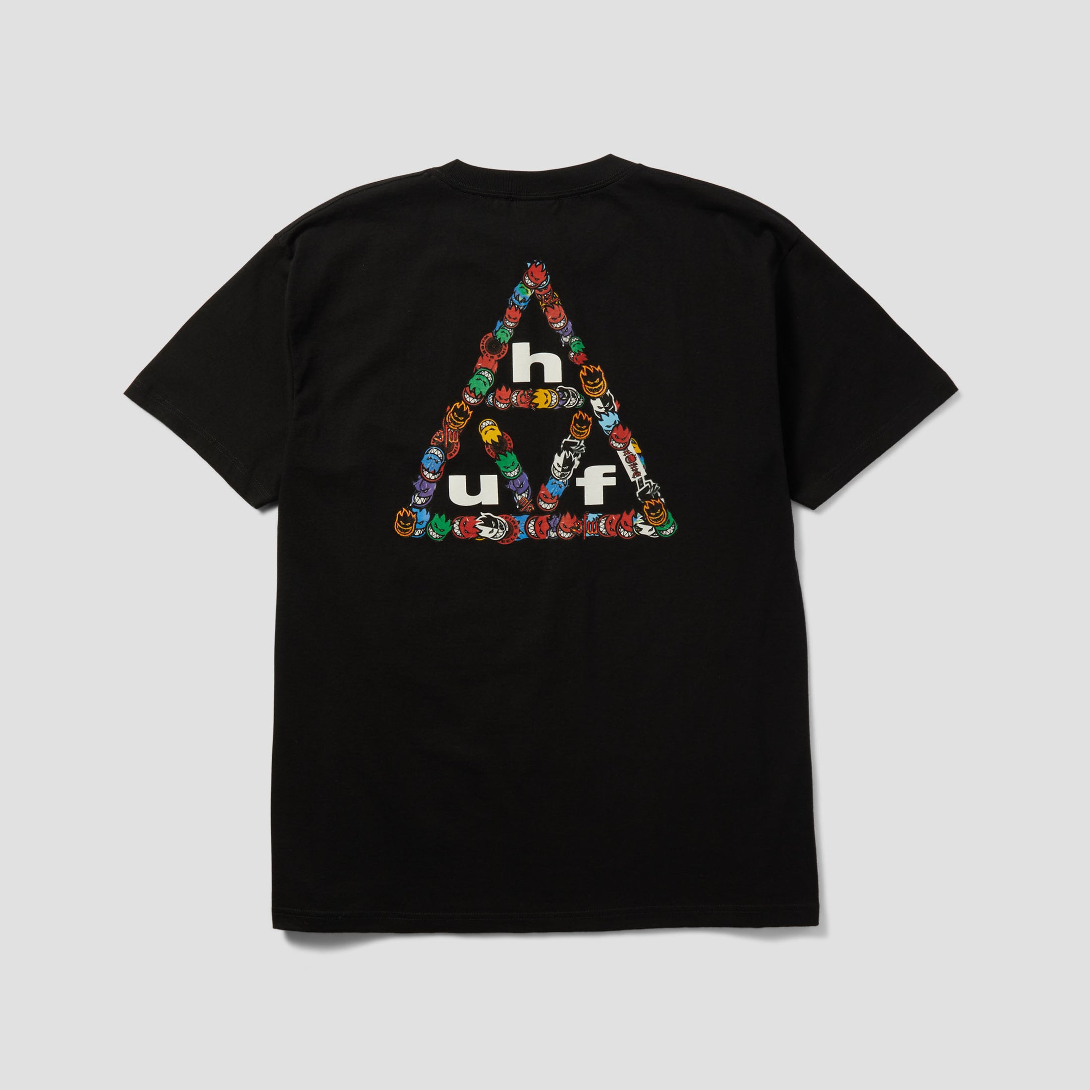 HUF x Spitfire Sticker TT T-Shirt Black