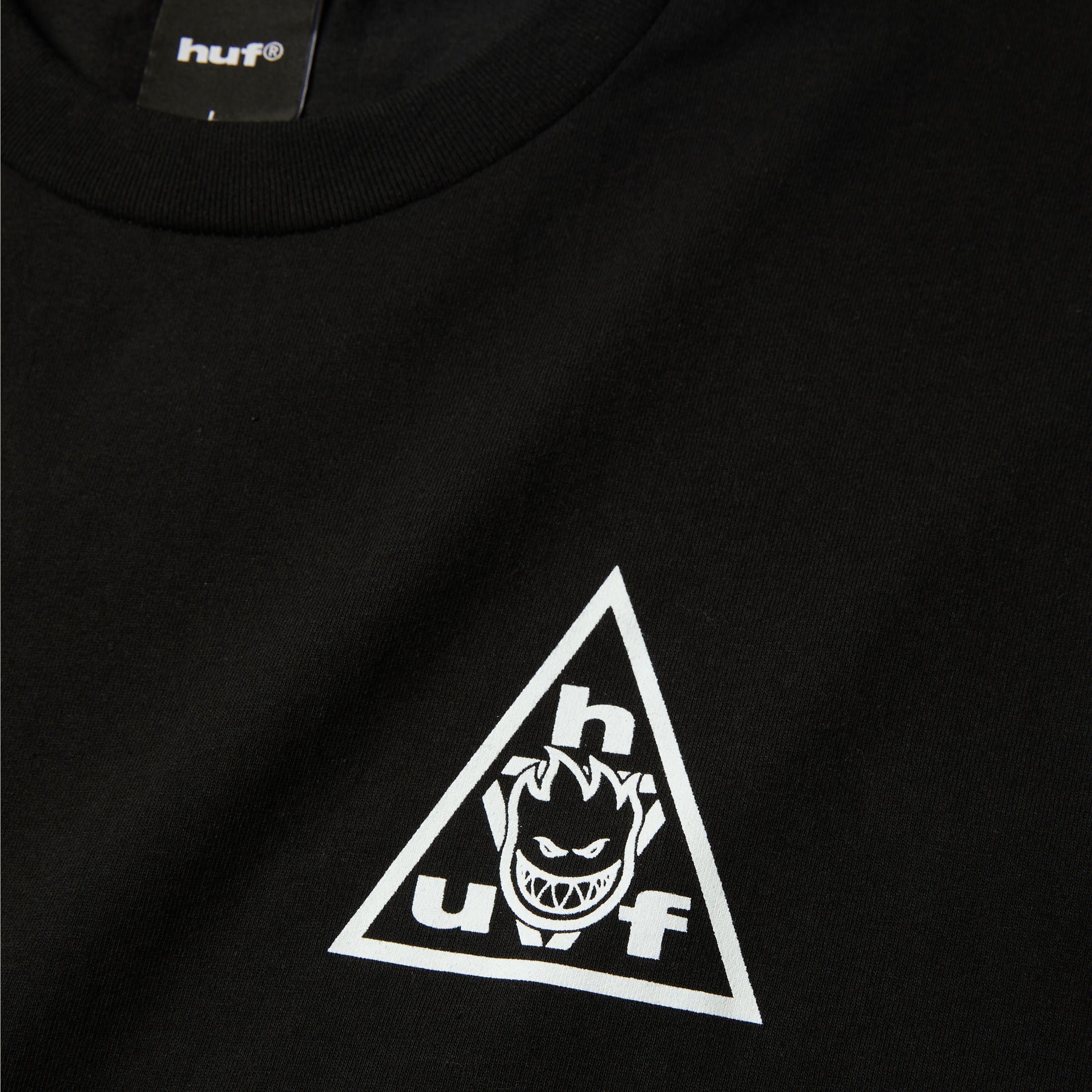 HUF x Spitfire Sticker TT T-Shirt Black