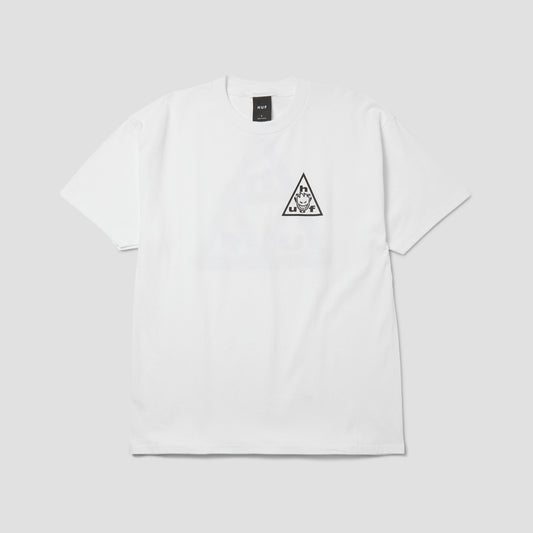 HUF x Spitfire Sticker TT T-Shirt White
