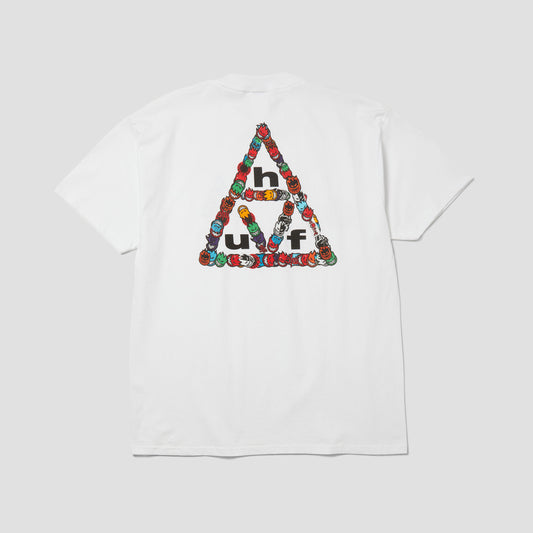 HUF x Spitfire Sticker TT T-Shirt White