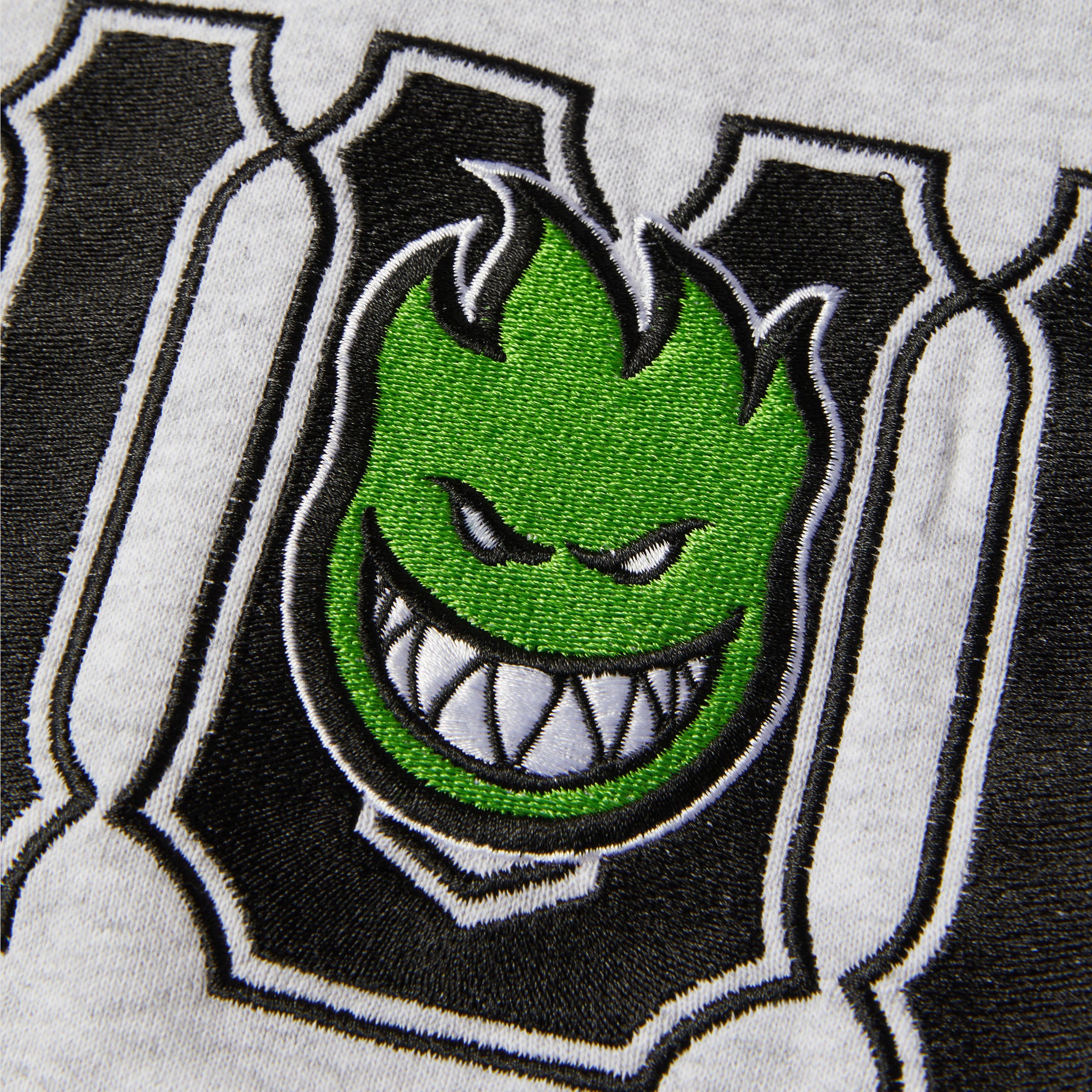 HUF x Spitfire Union Crew Heather Grey