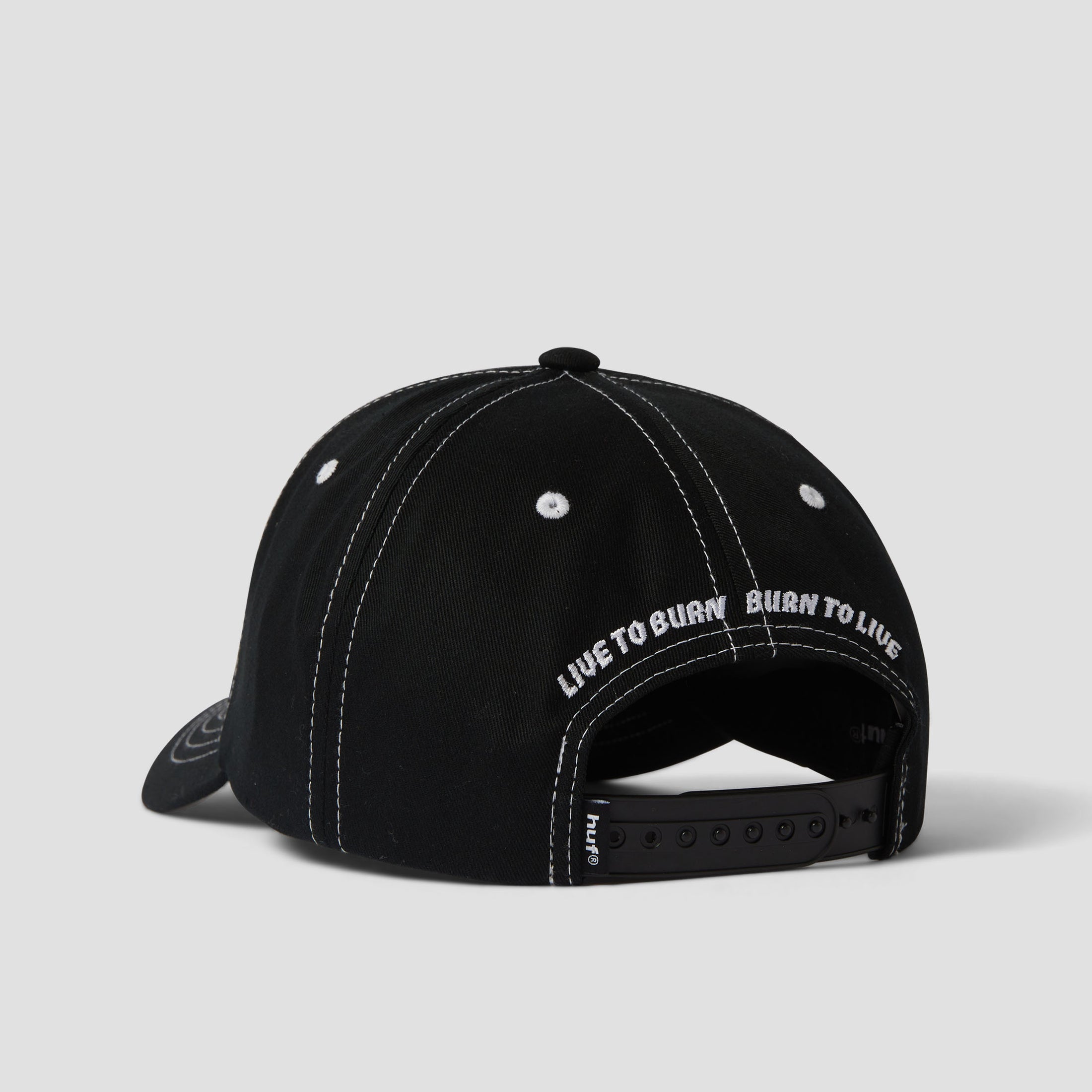 HUF x Spitfire Union Snapback Cap Black