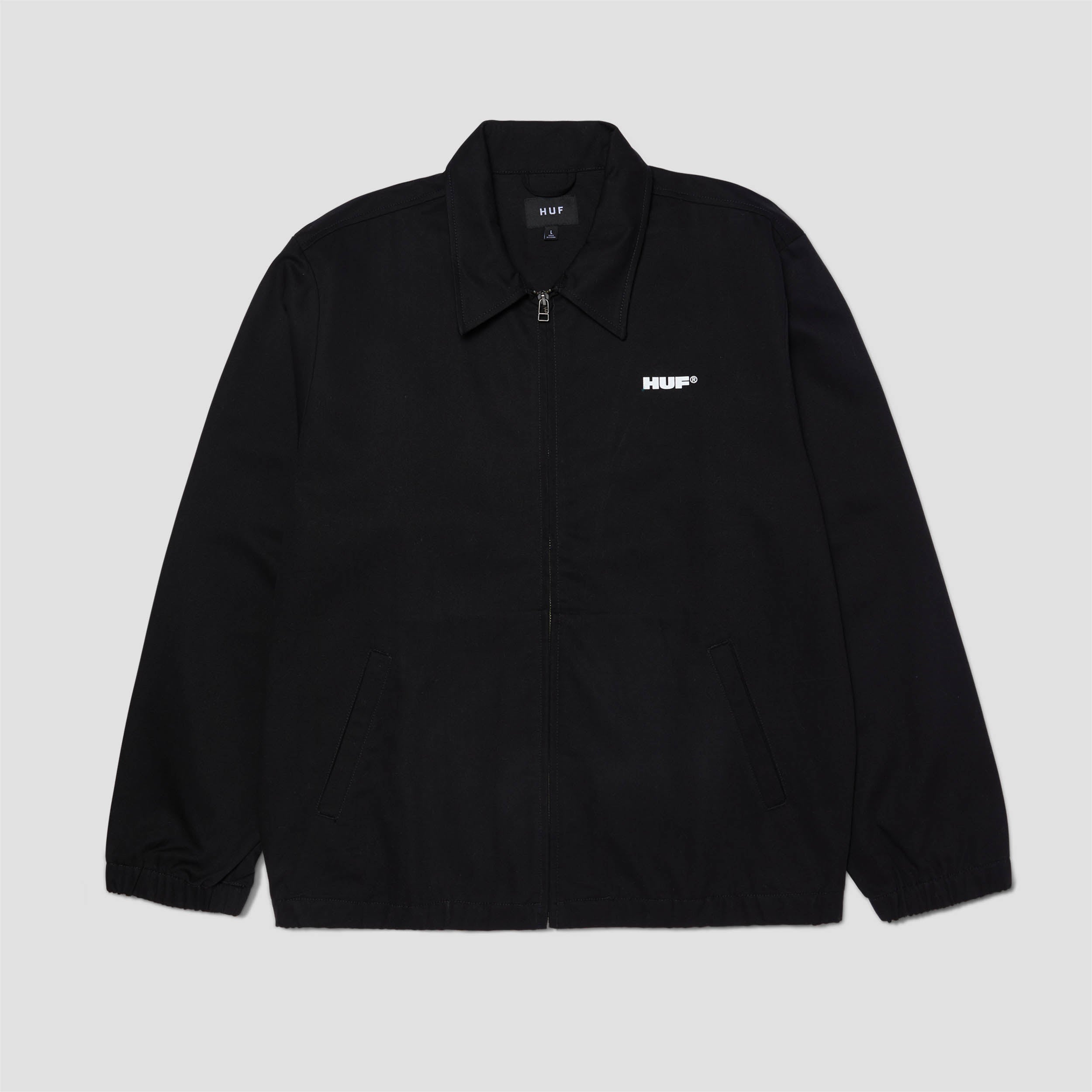 HUF Stax Jacket Black – Slam City Skates