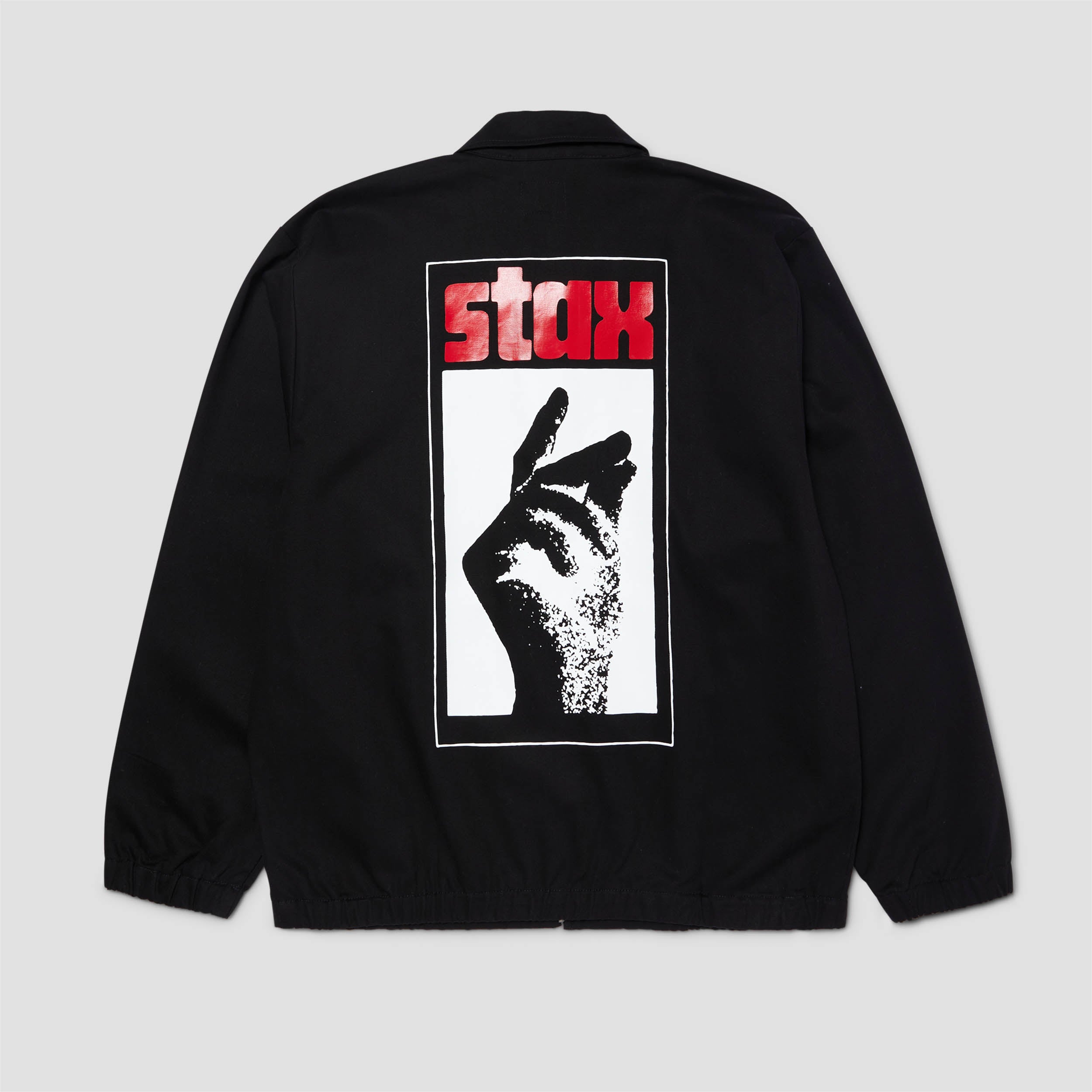 HUF Stax Jacket Black – Slam City Skates