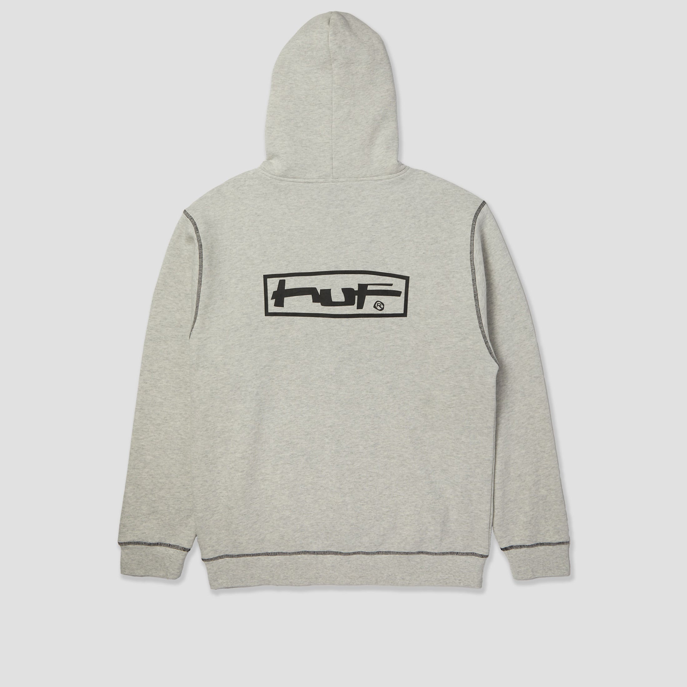 HUF Stretch Zip Hood Ash