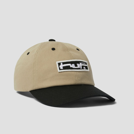 HUF Stretch Logo 6 Panel Cv Hat Clay