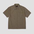 Load image into Gallery viewer, HUF Stretch Micro Plaid Shortsleeve Shirt Clay
