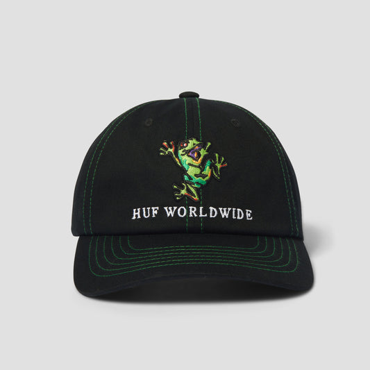 HUF Stuck On You 6 Panel CV Hat Black