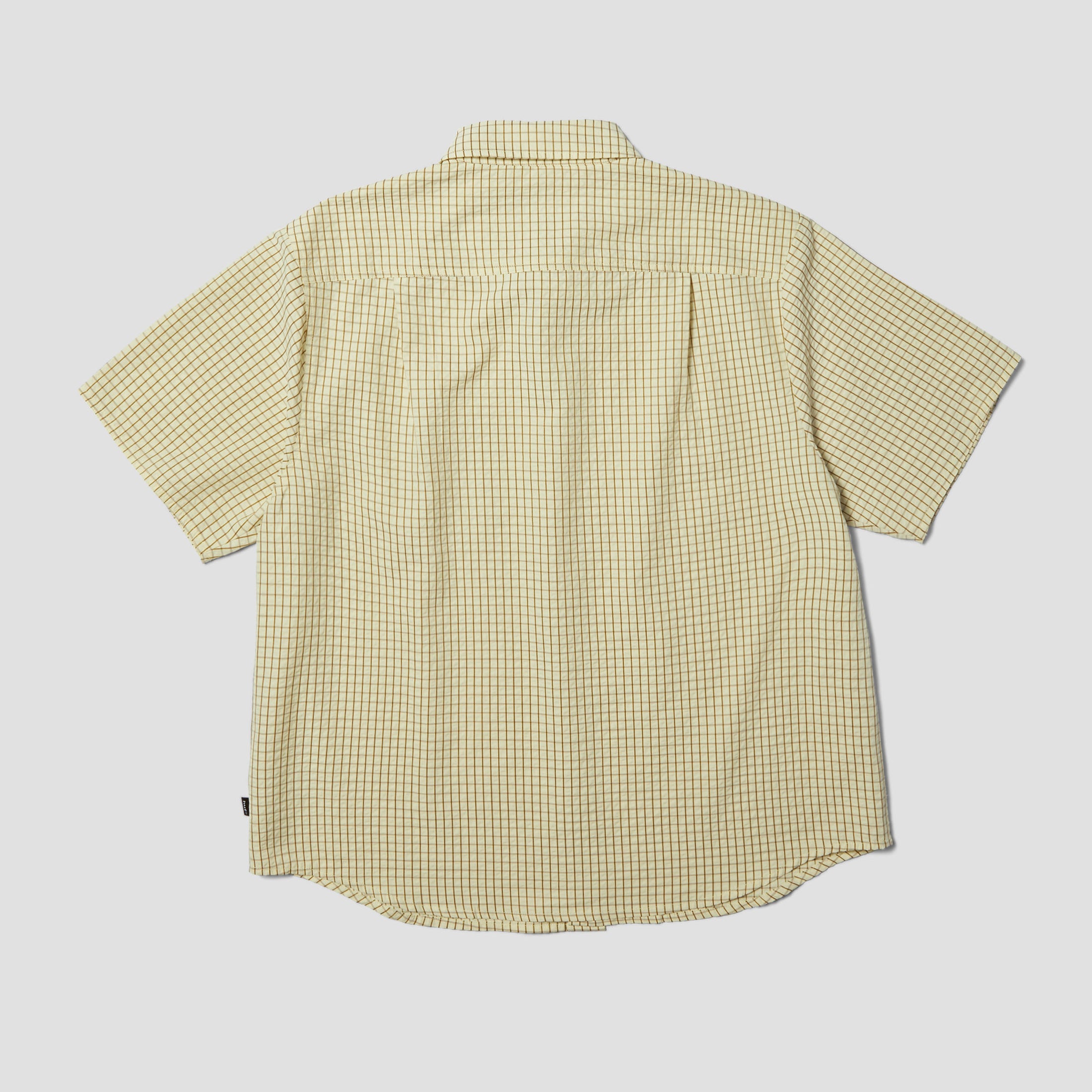HUF Stuck On You Shortsleeve Plaid Shirt Natural
