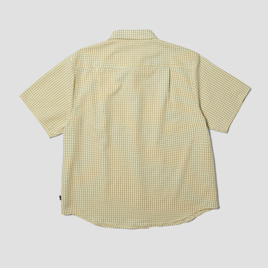 HUF Stuck On You Shortsleeve Plaid Shirt Natural