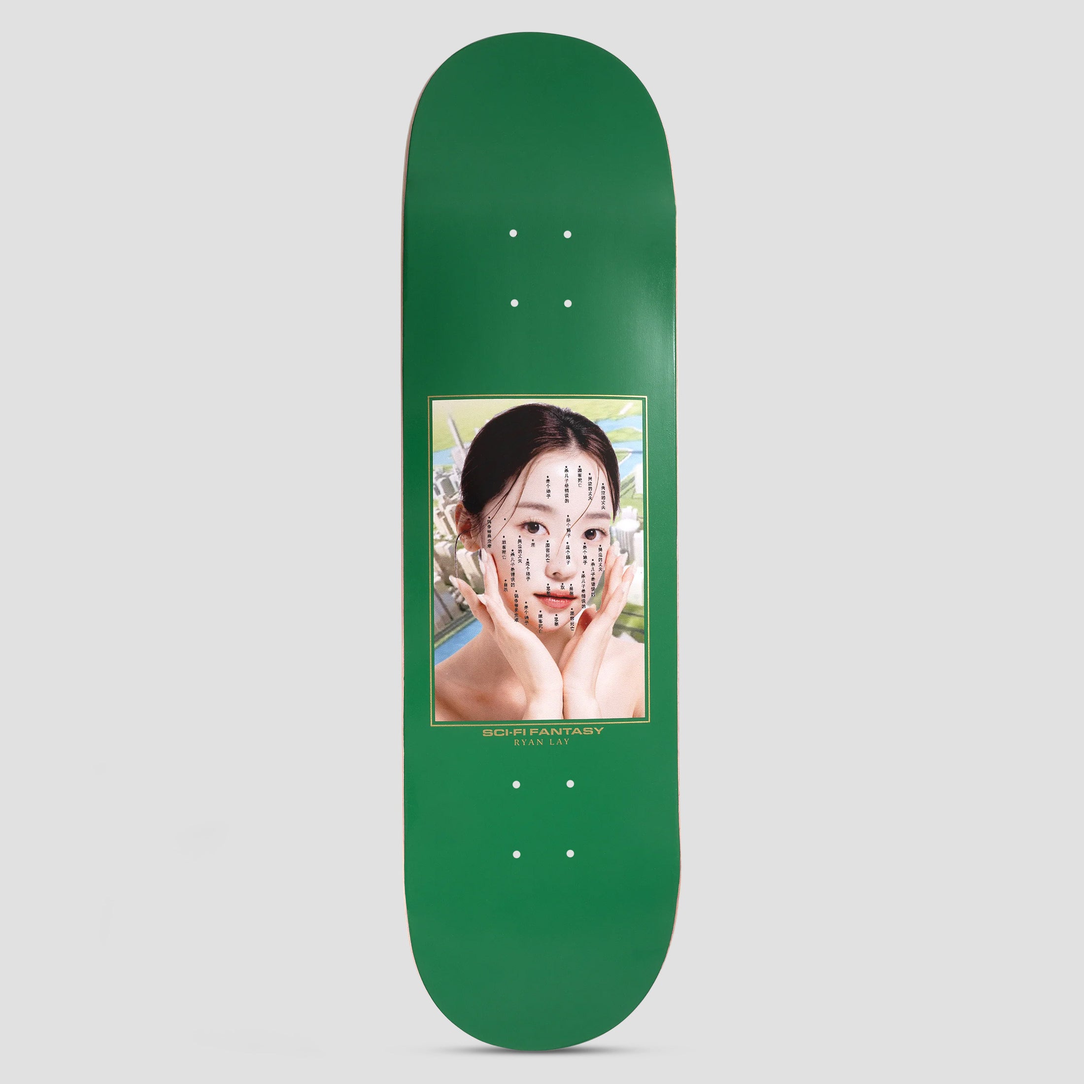 Sci-Fi Fantasy 8.5 Ryan Lay Accupressure Skateboard Deck
