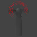 Load image into Gallery viewer, Sci-Fi Fantasy Hand Held Message Fan Multi
