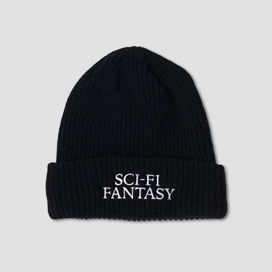 Sci-Fi Fantasy Logo Beanie Black