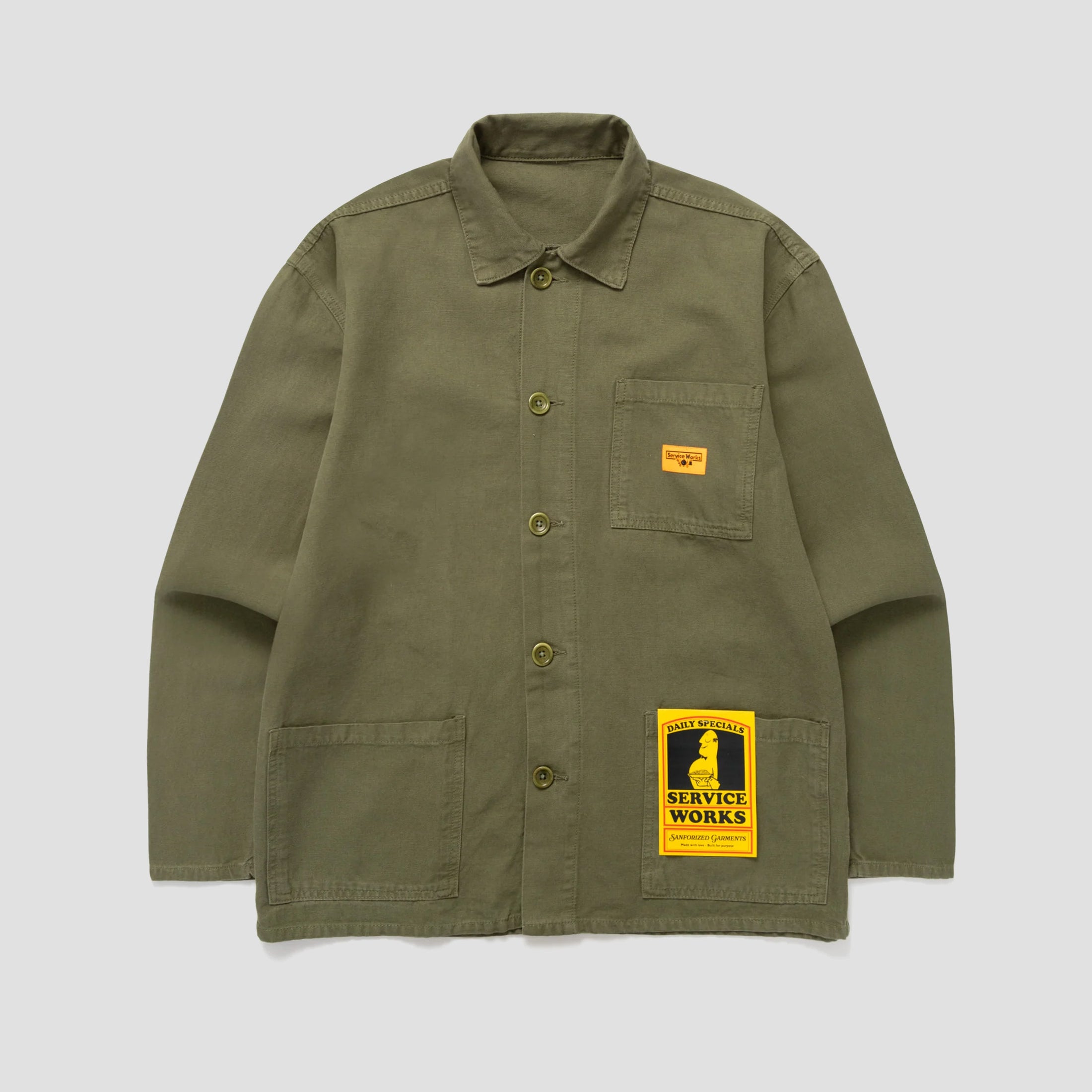 Service Works Classic Chore Shirt Olive