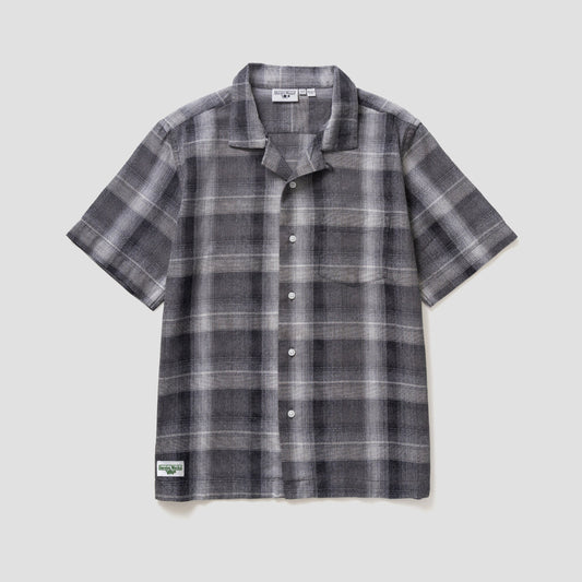 Service Works Plaid Resort Shirt Black