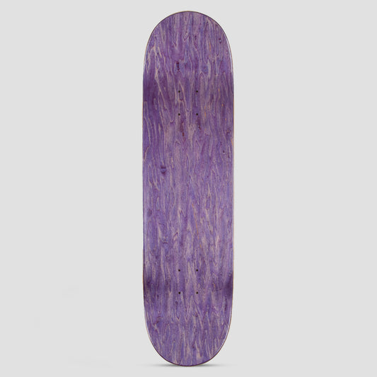 Short Straw 8.375 Warped Medium Concave Skateboard Deck Pink / White