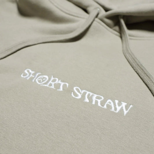 Short Straw Logo Hood Eucalyptus
