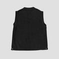 Load image into Gallery viewer, Skateboard Cafe Fleece Vest Black
