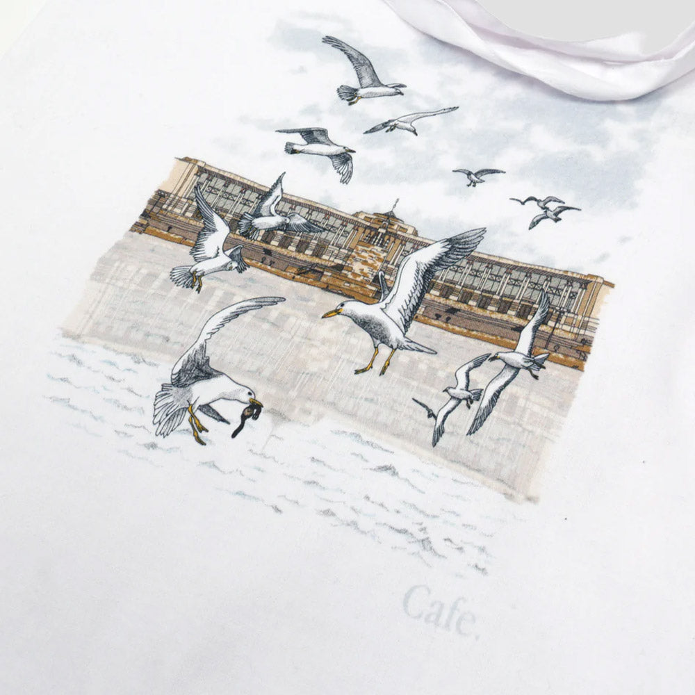 Skateboard Cafe Lloyds Tote Bag White